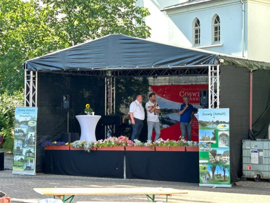 Stadtfest in Coswig (Anhalt)
mit 💙❤️er Unterstützung 
Alle Abteilungen sind bei der Begleitung unseres Stadtfestes mit eingebunden.