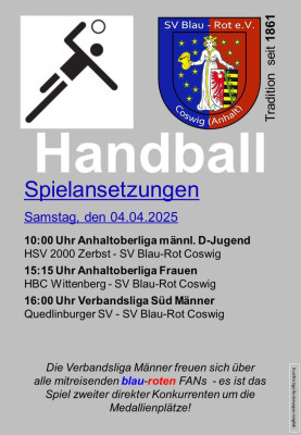 💙❤️Die Wochenendplanung für den 5.4.2025 (!!!) steht!💙❤️ (aktualisiert)