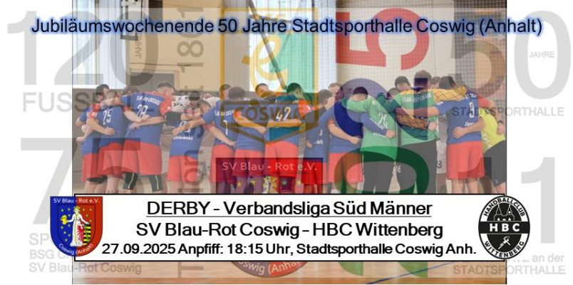 💙❤️ Derbytime gegen den HBC Wittenberg 💙❤️